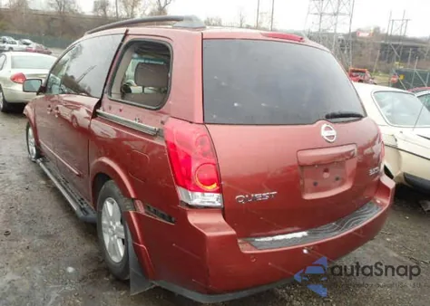 2004 Nissan Quest 3.5 Sl from USA, damaged, VIN 5N1BV28U84N352955
